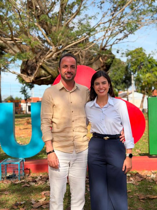 Foto 1 de 6 — Deputada Tabata Amaral visita Boa Esperança do Sul nesta quarta-feira (22)